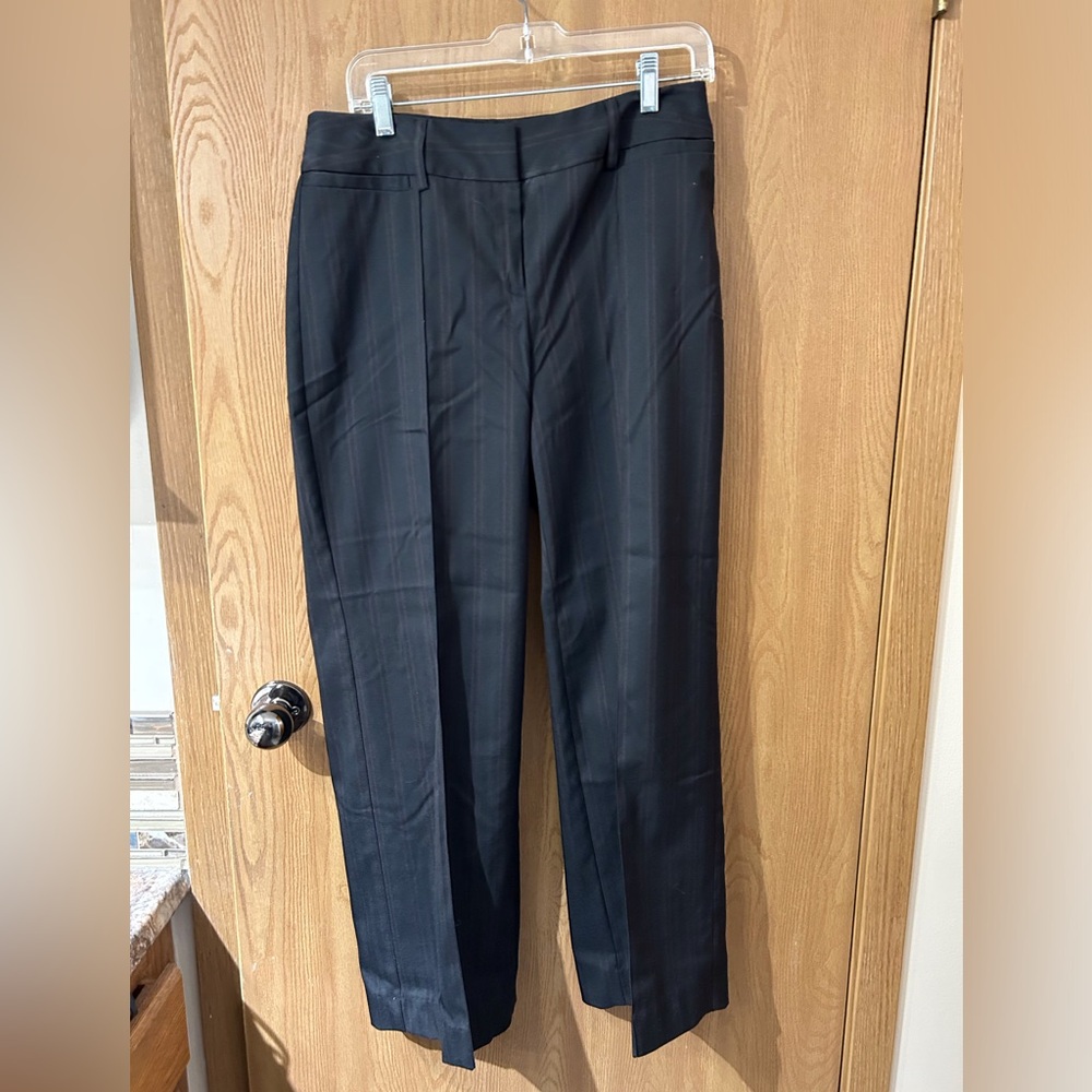 Striped dress pants